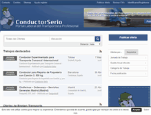 Tablet Screenshot of conductorserio.com